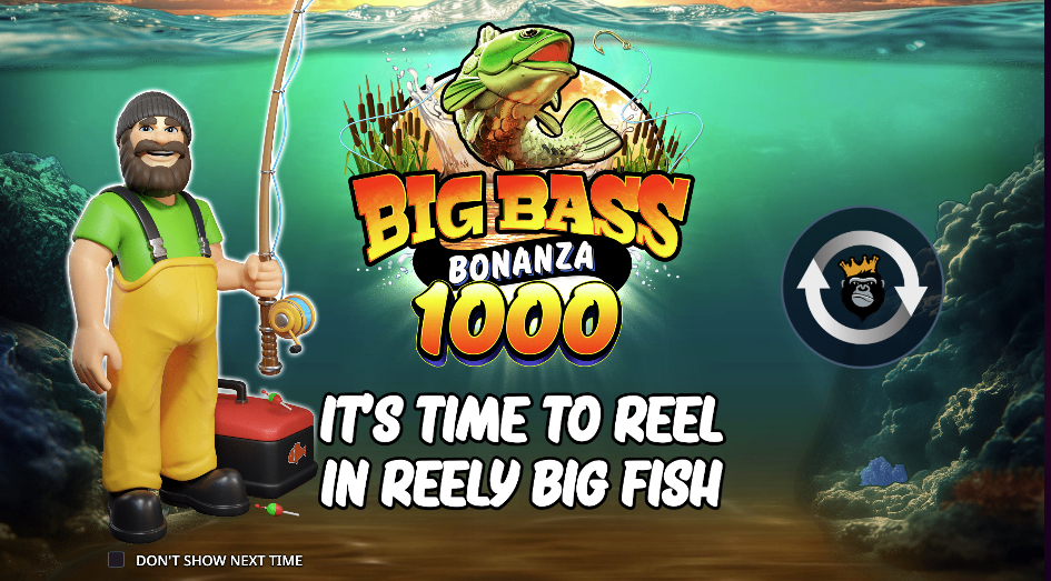 Скриншот Big Bass Bonanza 1000: Базовая игра